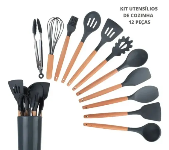 Utensílios de Cozinha em Silicone 