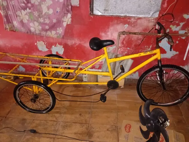 Triciclo tipo bicicleta