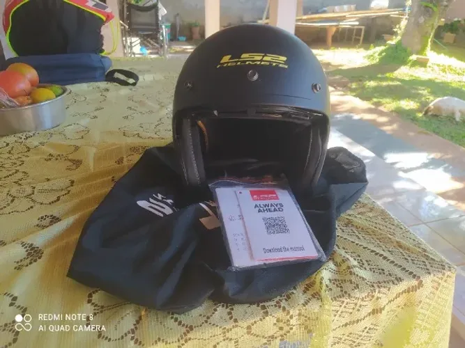 Capacete LS2 tamanho 60 NOVO Original ótima qualidade
