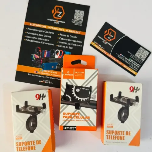 Suporte de Celular para moto e bike - Alumínio