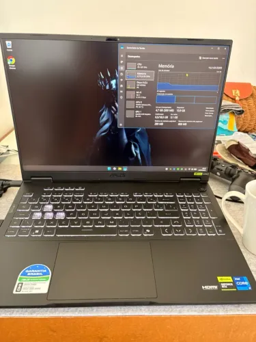 Notebook ASUS TUF Gaming F16 2025 | i7-14650HX + RTX 5050 8GB | 16GB RAM | 512GB SSD