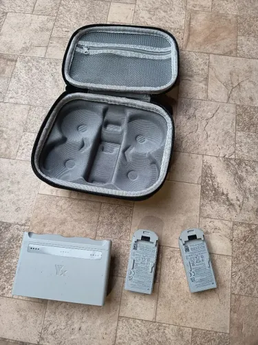 2 baterias drone dji neo+Um carregador+bolsa