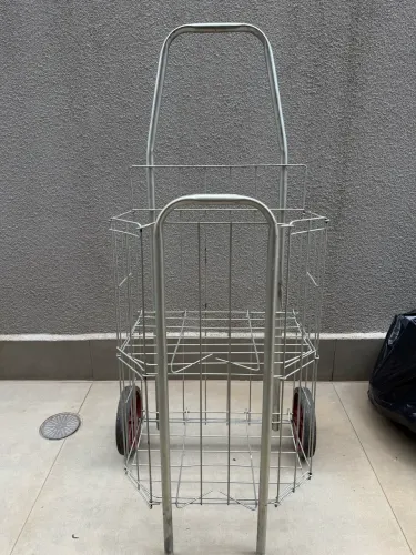 Carrinho de feira dobrável