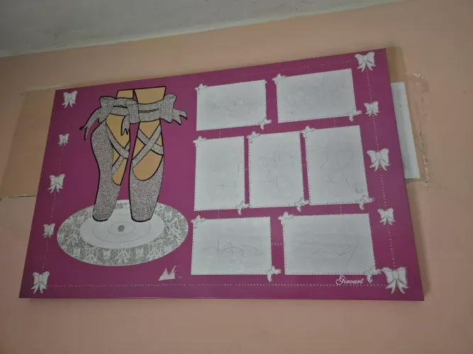 Quadro para fotos infantil bailarina 