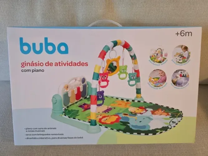 Buba Ginásio De Atividades Com Piano Safari Colorido