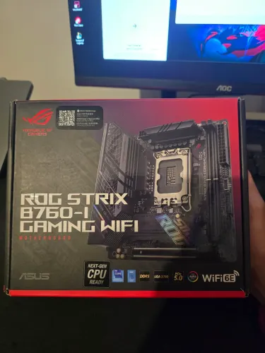 Placa Mãe ROG STRIX B760- GAMING WIFI (mini itx)
