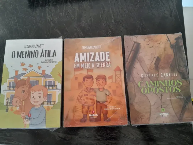 Combo de livros Do escritor Gustavo Zanetti 