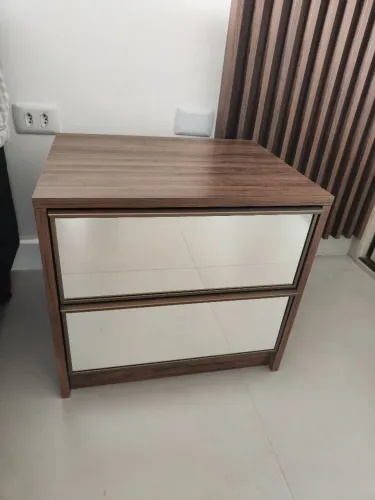 Criado mudo espelhado (par)