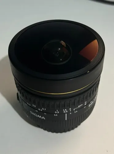Lente Sigma 8mm para Canon