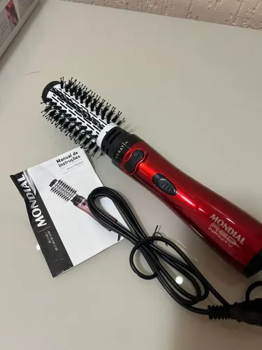Escova Rotativa Mondial Keratin Íon 1000W - NOVA