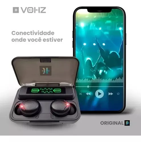 fone de ouvido vohx f9 bluetooth sem fio - pronta entrega