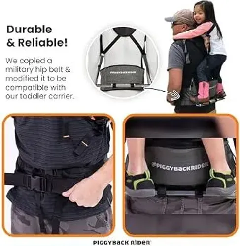Canguru Infantil Importado Piggyback Rider com Suporte de Quadril - Criança vai em Pé!