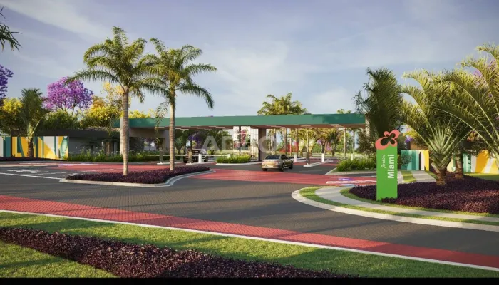 Terreno 202,40m² Excelente localização no Condomínio Jardins Miami Aparecida de Goiânia