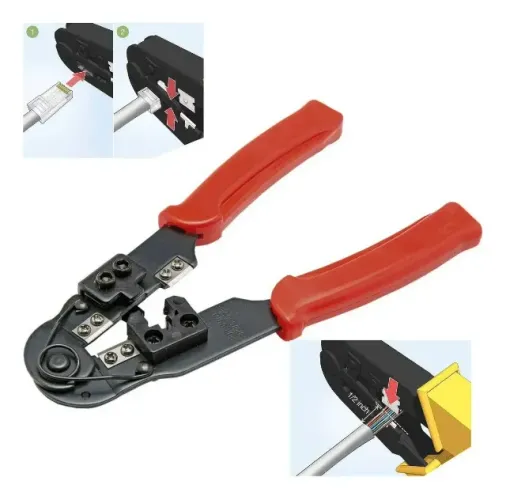 Alicate Profissional Para Crimpagem Rj45 - 8p8c
