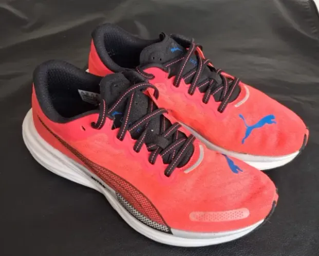 PUMA Deviate Nitro 2, Nr 39 (US 7,5), pouco uso 65km. Meu pé tem 24,5cm (palmilha 25,5cm)