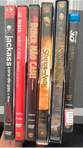 Filmes DVD e Blu-Ray Originais na caixa (cada)