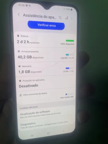 Samsung A30 64GB de memória