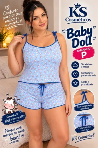 Pijama baby doll