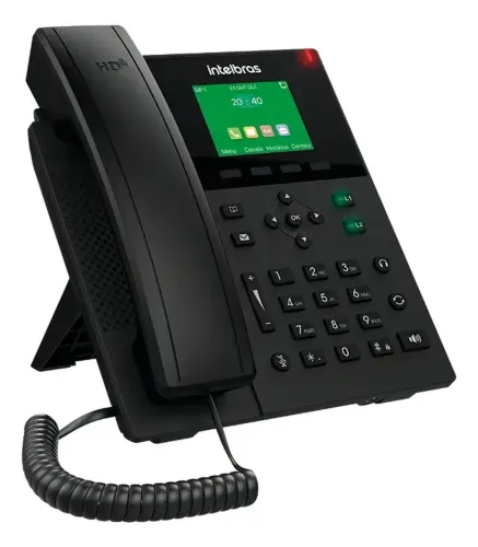 Telefone Ip Voip 6 Contas Sip Poe Cdisplay V5501 Intelbras
