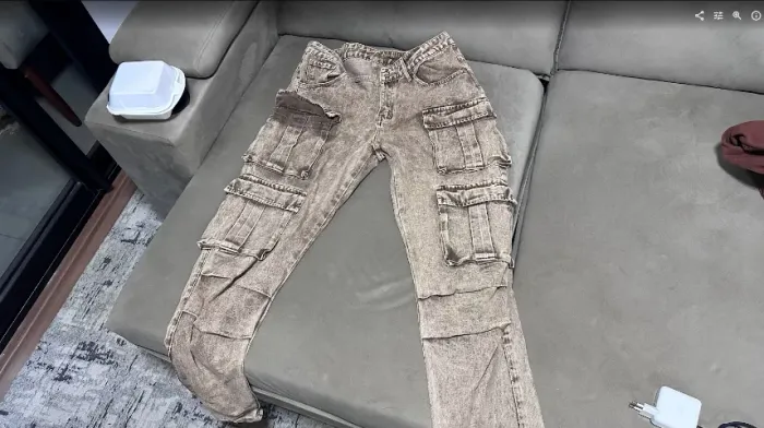Calça Jeans Streetwear - Tamanho M Masculino - Aliexpress