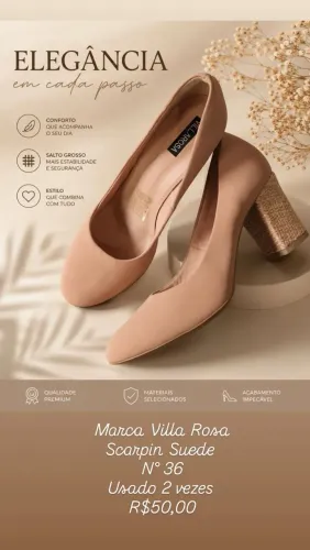 Sapatos femininos semi novos
