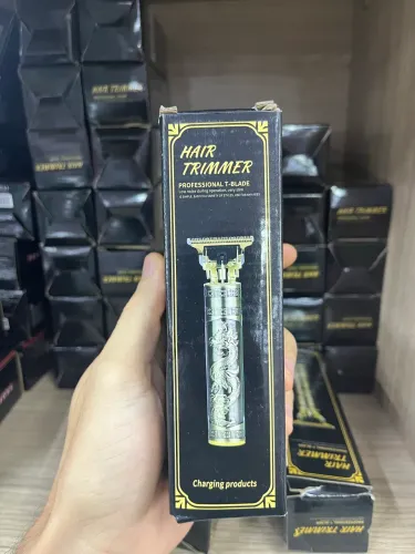 Máquina de Cortar Cabelo e Barba Recarregável Dragão - Pronta Entrega