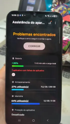 A34 256gb 8ram todo original