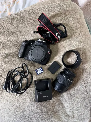 Cânon T5 + lente 18-55m + bolsa + intens 