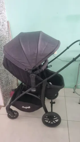Carrinho de bebê moisés burigotto modelo convert