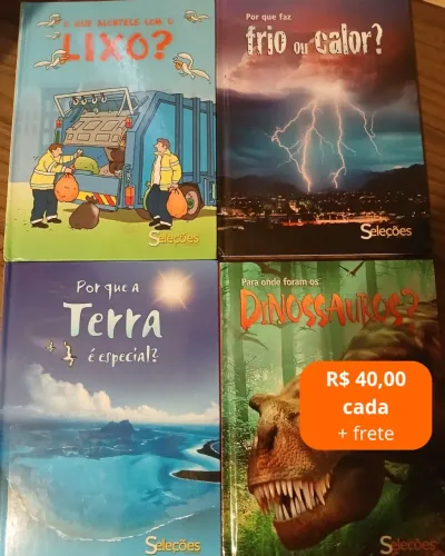 Coleção Infantil de Conhecimentos - Seleções | 4 livros em capa dura