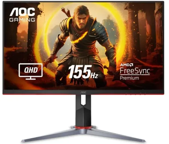 Monitor Gamer AOC HERO QUAD 27" 155Hz QHD 1440p 1ms AMD FreeSync Q27G2