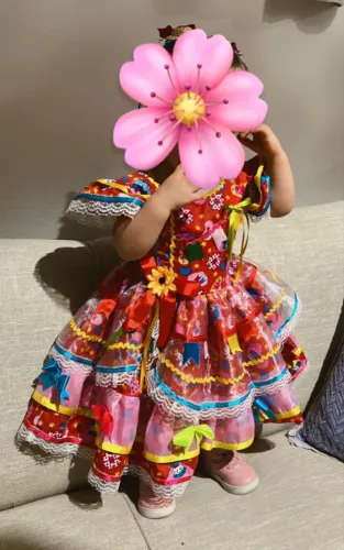 Vendi vestido de São João infantil