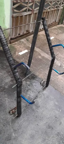 Rack porta escada tipo igrejinha 