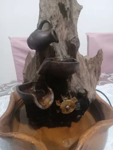 Fonte feng shui cascata