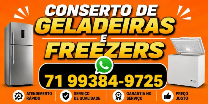 Conserto de geladeira e freezers