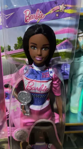Boneca Barbie Profissões Pilota de Corrida