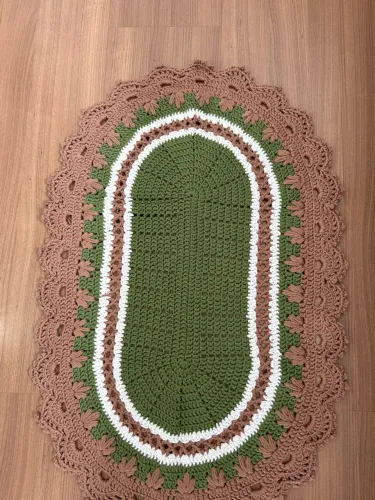 Tapetes de crochê 