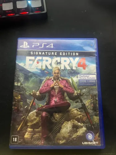 Far Cry 4 Signature Edition (PS4) Edição limitada com 3 missões extras, PT-BR. R$ 80