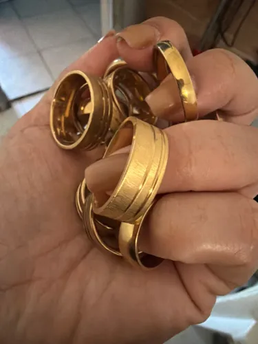 300 anéis alianças pra revenda