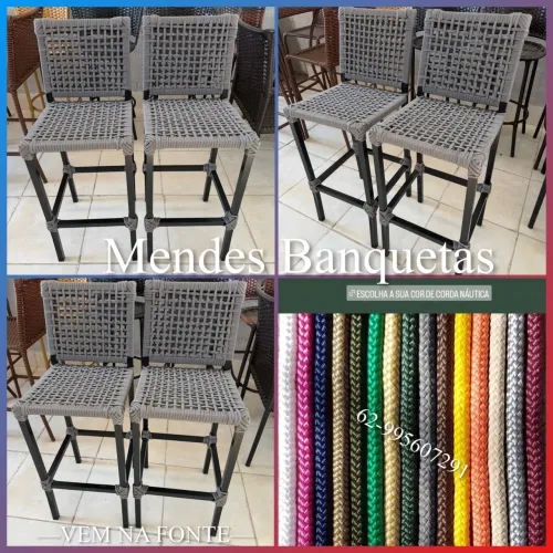 BANQUETA BANQUETAS CORDA NÁUTICA 