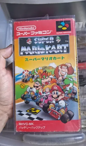 Mario Kart CIB japonês Super Famicom 