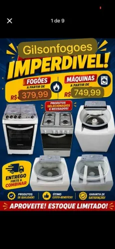 Eletrodomésticos semi novos