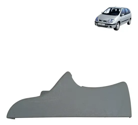Moldura Banco Dianteiro Lado Esquerdo Renault Scenic 2005 Cinza