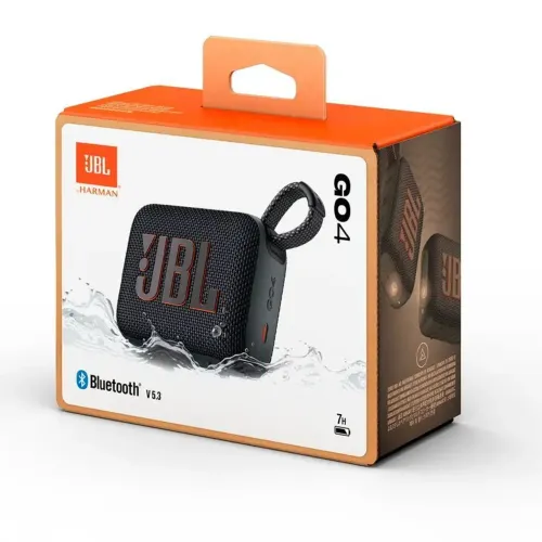 Caixa de Som JBL Go 4 Preta 4W Bluetooth Bivolt