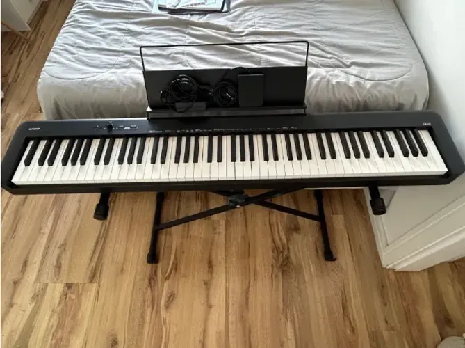 Piano Digital Casio Cdp-S90 Preto Bk 88 Teclas + Suporte