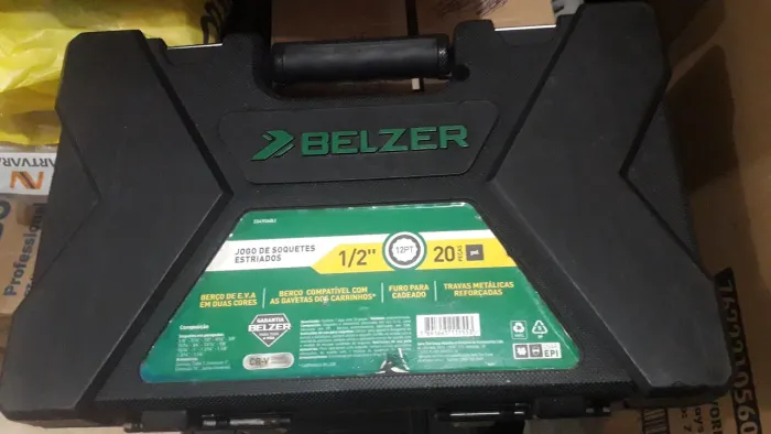 JOGO DE SOQUETES BELZER 20pçs 1/2" 