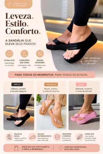 Sandália Plataforma