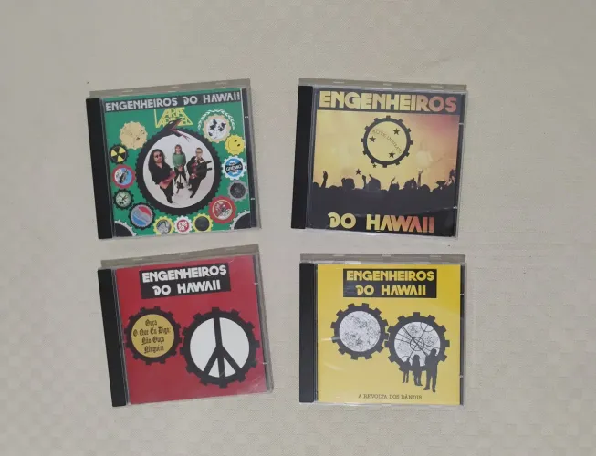 Lote 4 CDs Engenheiros do Hawaii