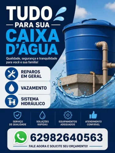 Tudo para sua caixa d'água e sistema hidráulico