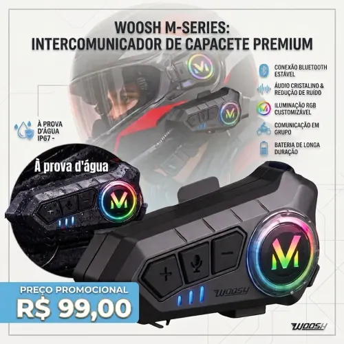 Fone de Capacete de Moto Comunicador (Lacrado)